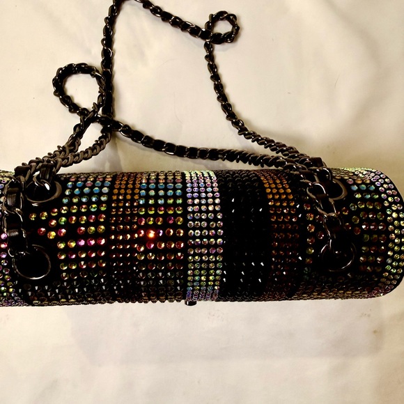 Multicolor Crystal Shoulder Bag